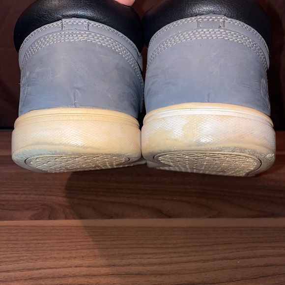 Size 11.5 • Timberland Groveton Moc-Toe Chukka Boot • Gray Leather • A115U • - Picture 9 of 16